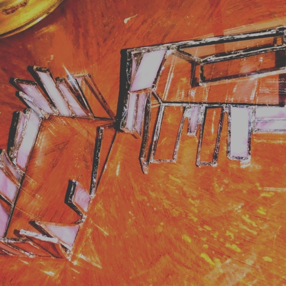 Personalized Stained glass Candle holders by Crystal Dawn Co - Picture 3 of 4